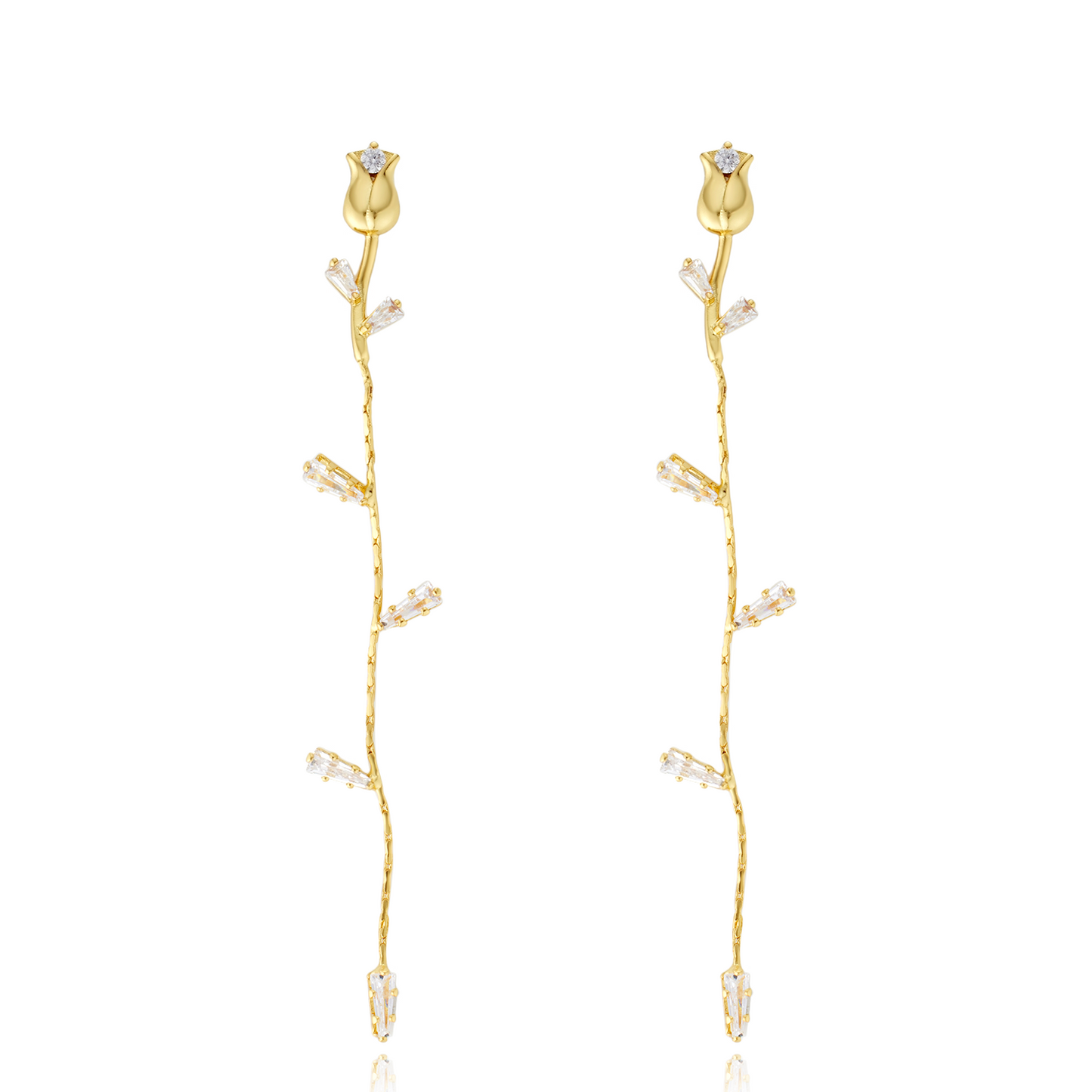 Rose Drop Earrings