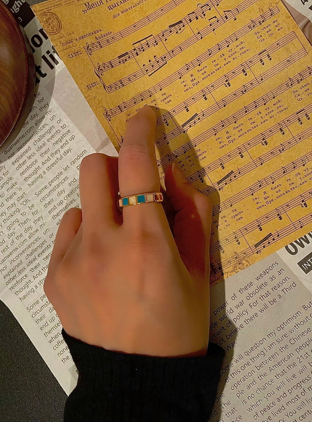 Sweet Macaron Ring