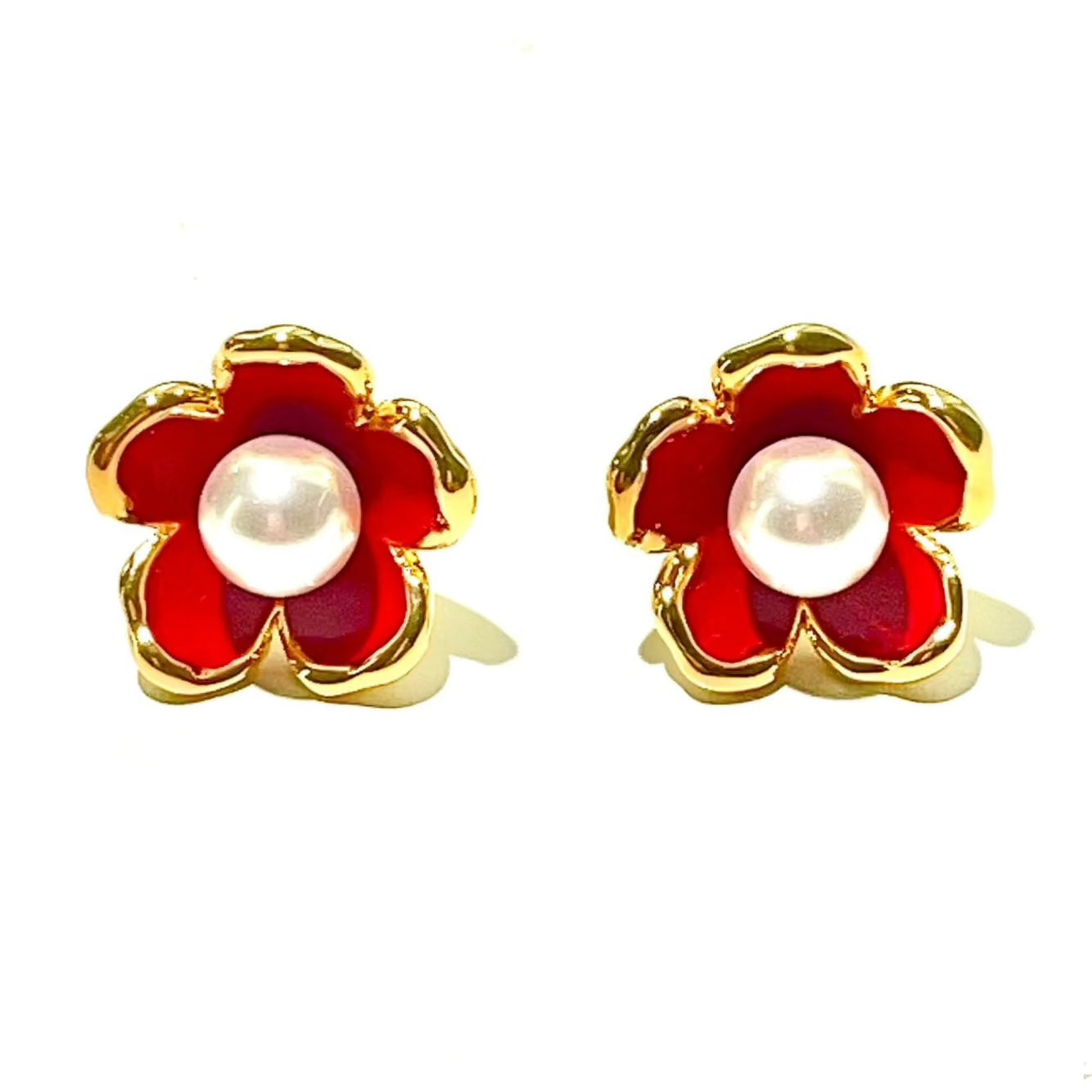 Floral French Earrings