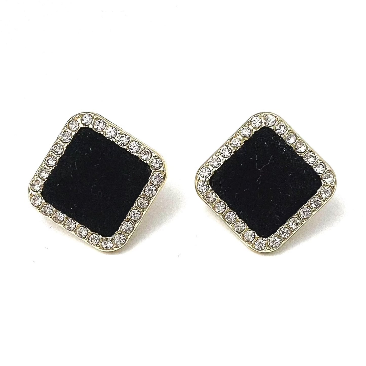 Square Flannelette Earrings