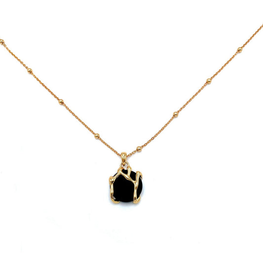 Agate Gold Necklace