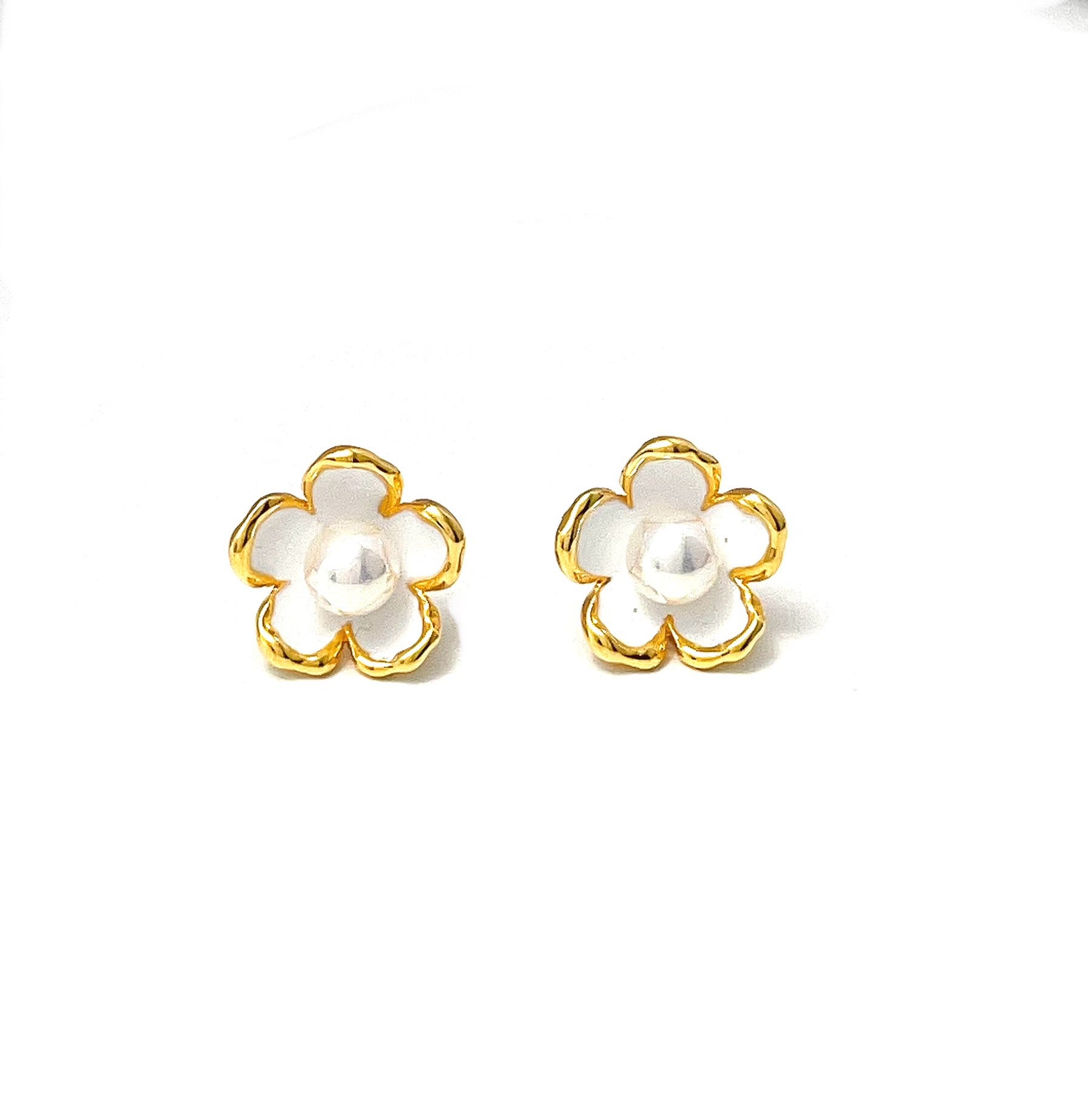 French Style Flower Earrings