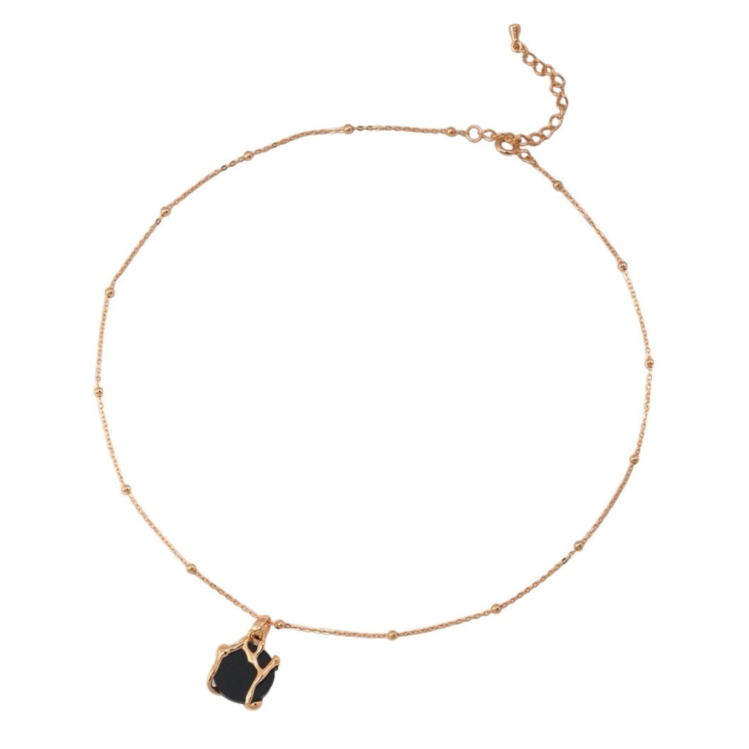 Agate Gold Necklace
