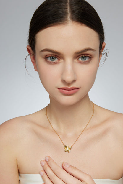 Butterfly Lotus Pendant