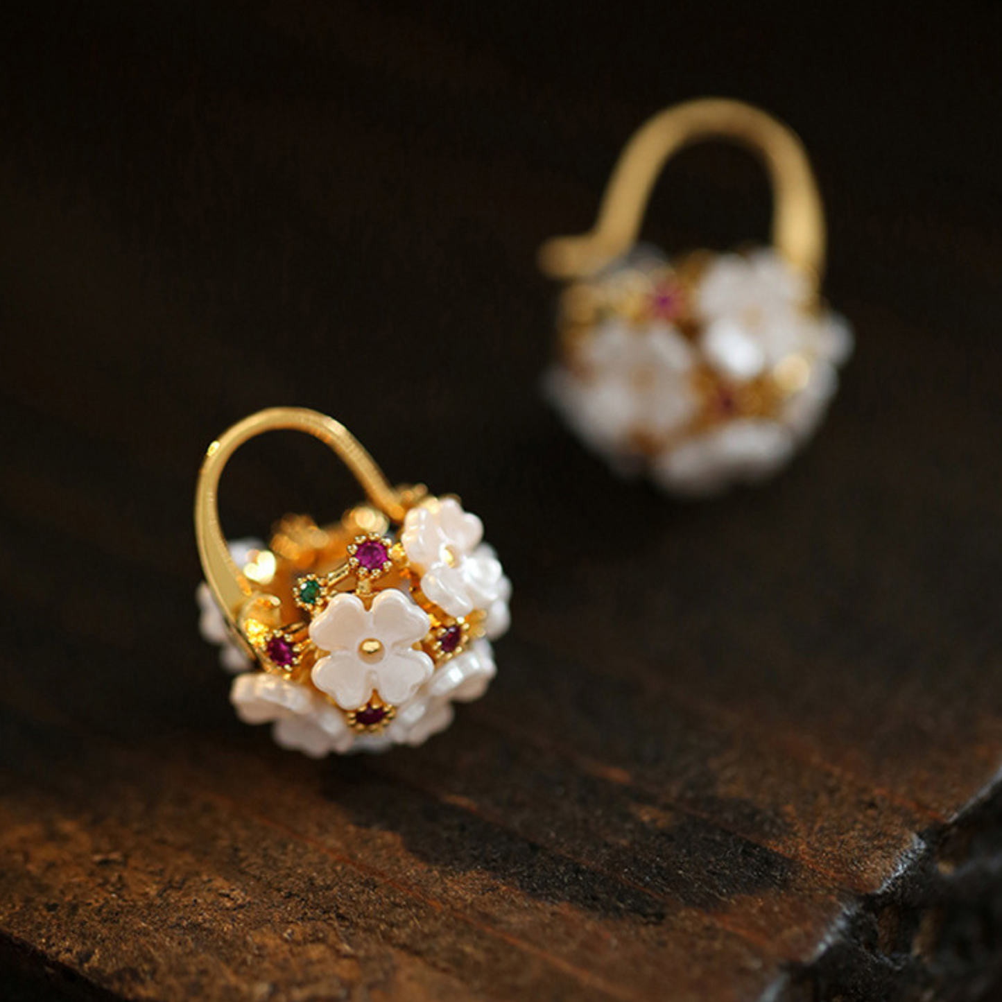 Hollow Flower Earrings