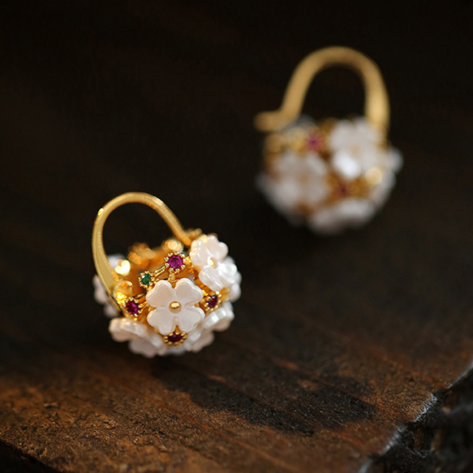 Hollow Flower Earrings