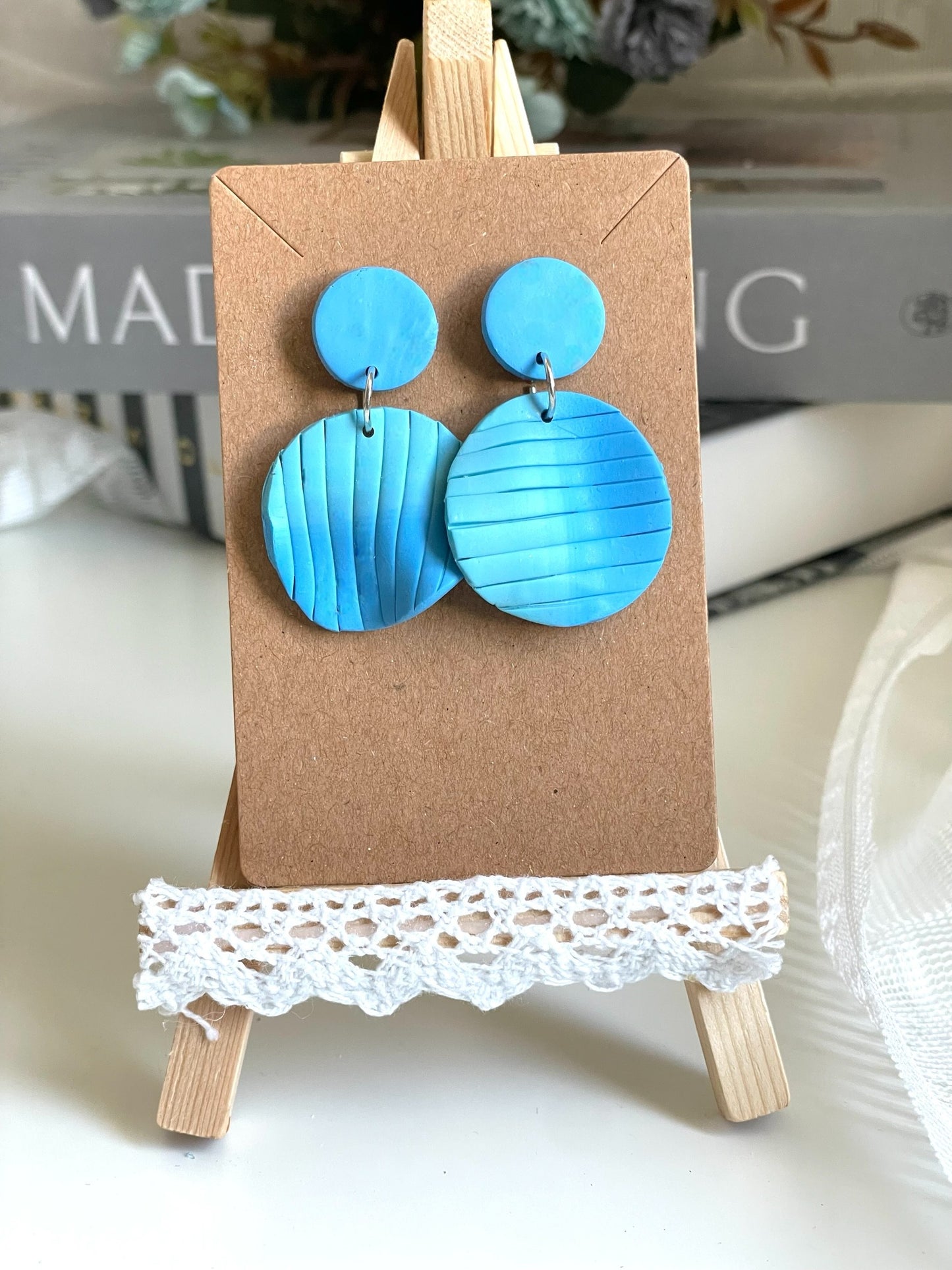 Blue Ocean Drop Earrings