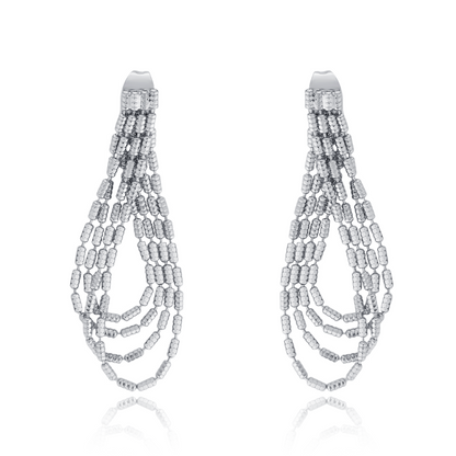 Silver Tassel Earrings