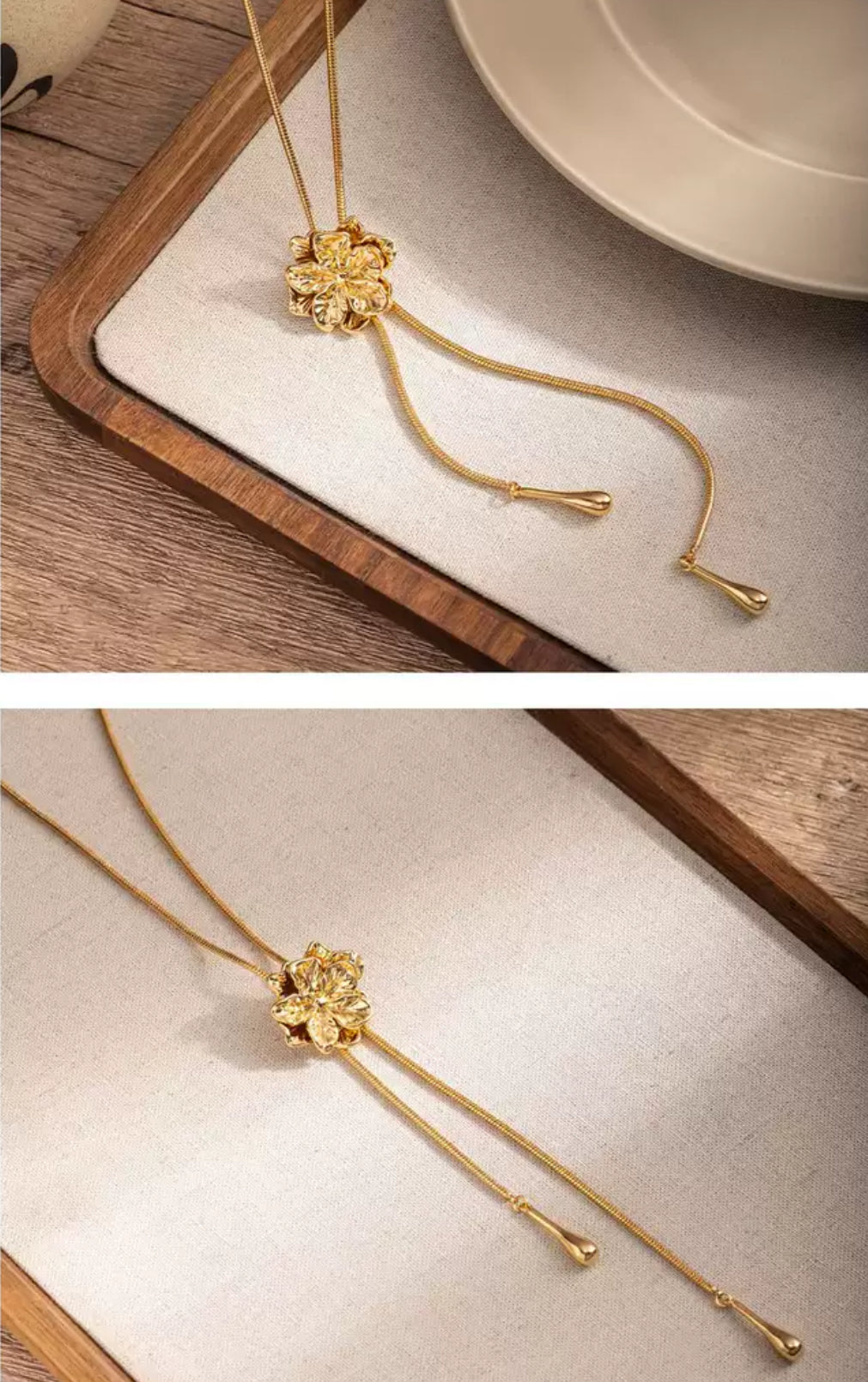  Adjustable Tassel Necklace